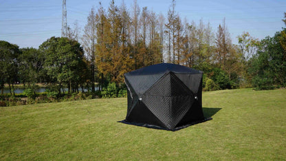 Outdoor Sauna Tent Portable Fireproof Camping Warm Ice Fishing Automatic Tent for Camping, Backyard, Home Gym