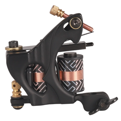 Professional Tattoo Coil Machine Tattoo Liner and Shader 10 Wraps Coils Iron Handmade Coil Tattoo Machine Gun for Tattoo Needle