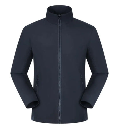 customized logo Men's Tactical Jackets Softshell Lightweight Coats with Pockets Water Resistant Outdoor Hiking couple top C2407