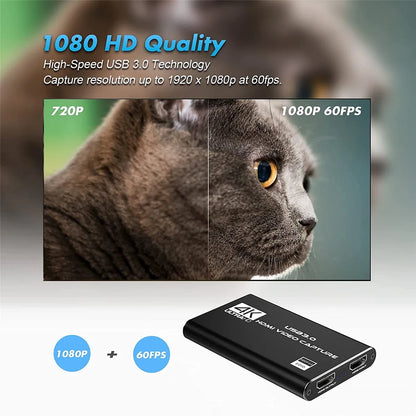 ONEVAN HDMI-capture card USB 3.0 – 1080p/60 och 4K/60 input