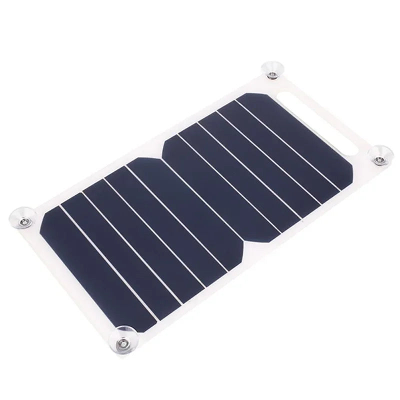 Portable 30W Waterproof Solar Charging Panel USB Type C For Camping Hiking Phone Power Bank Power Supply