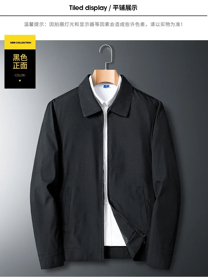 Stånkragejacka Herr – Elegant Business Casual Vår & Höst