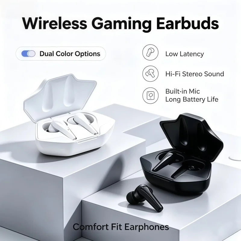 2026 New X15 TWS Wireless Bluetooth Headset Gamer Earbuds with Mic Wireless Headphones Noise Cancelling Bluetooth Earphones