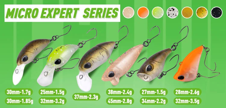 Kingdom Micro Expert Fishing Lure 2.3g 37mm Jointed Floating Minnow Artificial Hard Bait Swimbait Topwater Crankbait Trout Lure