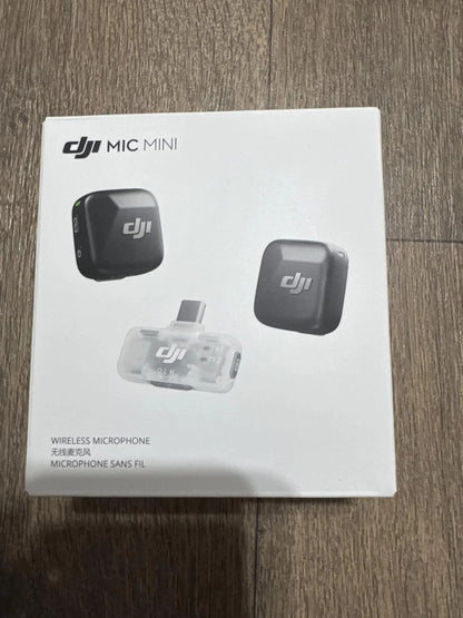 DJI Mic Mini trådlös streamingmikrofon för mobil – brusreducering och flera set