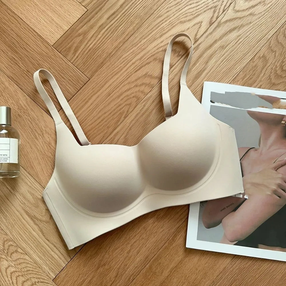 Fashion Shockproof Seamless Bra Anti-sagging Underwear Bralette for Women Intimates Push Up Bra Girl