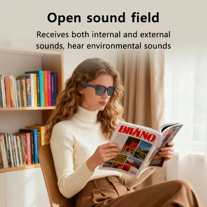 Lenovo AI Smart Glasses AI Translation HD Hands-Free Calling AI Chat Logging Music Playback 8K Smart Sunglasses NEW