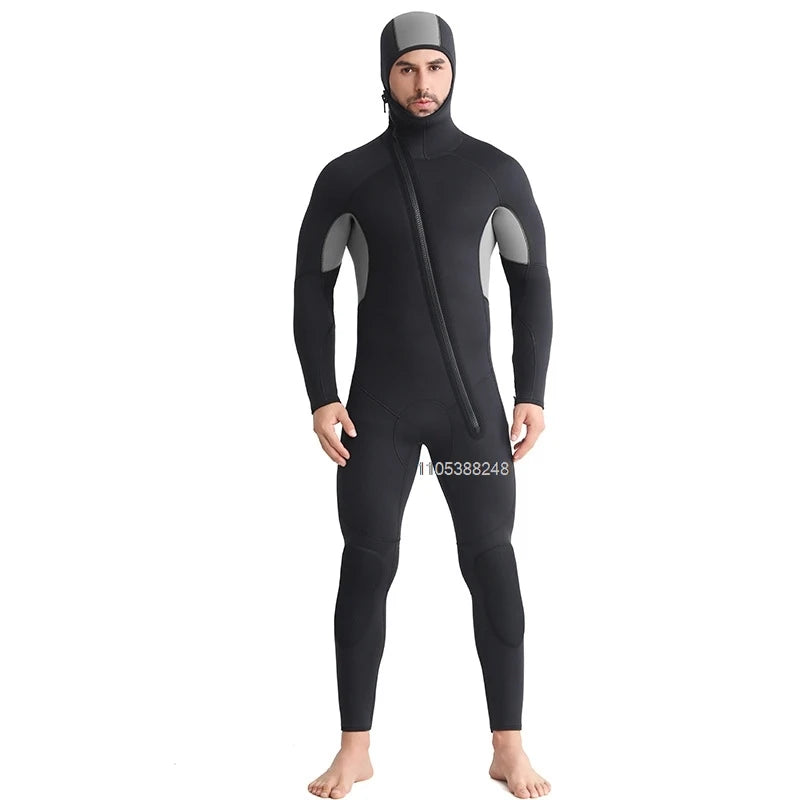 1,5mm Neopren Våtdräkt Herr – Helkropp, Långa Ärmar, Dykning & Surfing, M–XXXL