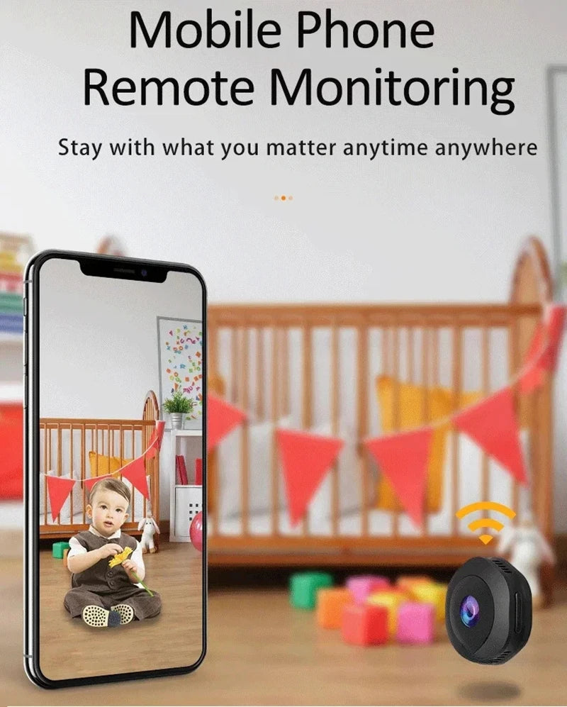 4K HD Mini Wireless Camera Portable Cam Invisible Night Version Camcorder Wifi Remote Monitor Video Voice Recorder Cameras 2026