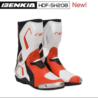 MC-stövlar SH208 sommarmodell – ventilerade körstövlar för bana och offroad, unisex 35–45
