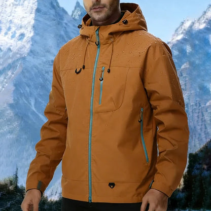 Unisex Softshell Hoodie – Vattentät Vindjämpa för Friluftsliv, Vandring & Klättring, 4 Färger