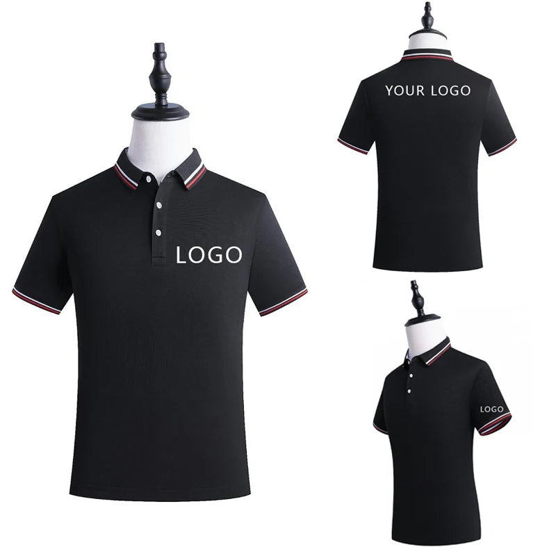Polo Arbetsskjorta med Eget Tryck & Brodyr – Unisex, Kortärm | S–4XL