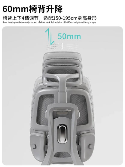 Ergonomic Lift Office Chair with Lumbar Support Household Gaming Esports Chair Household Computer Chair