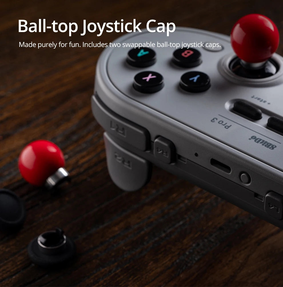 8BitDo Pro 3 Bluetooth Game Controller Wireless Gamepad with TMR Joysticks for NS Nintendo Switch 2, PC Windows, ANDROID, iOS