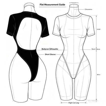 Women's High-Quality Backless Bodysuit Basic Solid Color Comfortable Fit Underwear