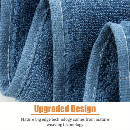 Pure Cotton Bath Towel, Soft and Absorbent Multi-Purpose High-Quality Quick-Dry Bathroom Towel