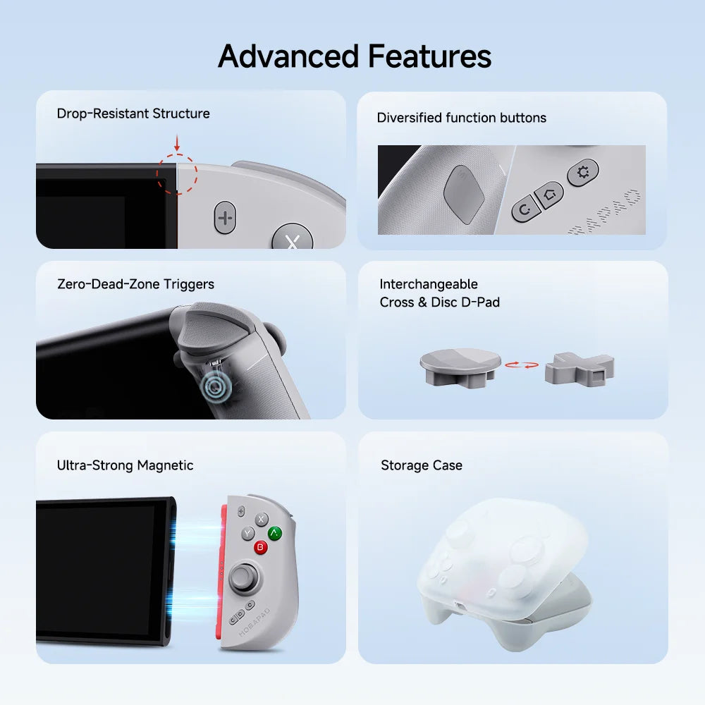 MOBAPAD M12 S / M12 HD Pro Controller för Nintendo Switch 2 – TMR Driftfria Joystickar Hall-Linear Triggers Remap Macro CE