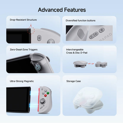 MOBAPAD M12 S / M12 HD Pro Controller för Nintendo Switch 2 – TMR Driftfria Joystickar Hall-Linear Triggers Remap Macro CE