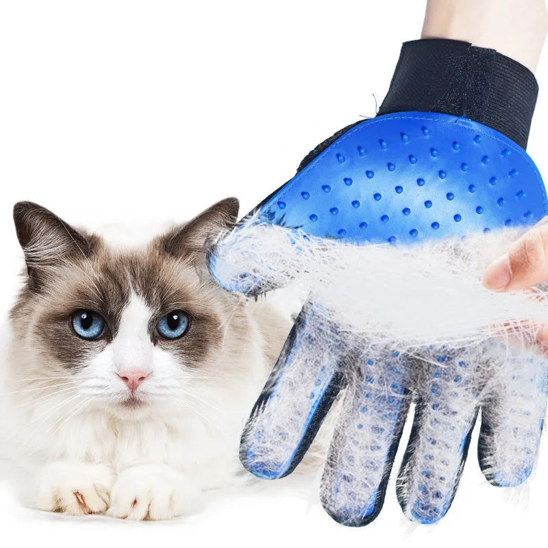 Pälsbortstagningshandske för Husdjur – Massage, Bad & Pälsvård, Katt & Hund