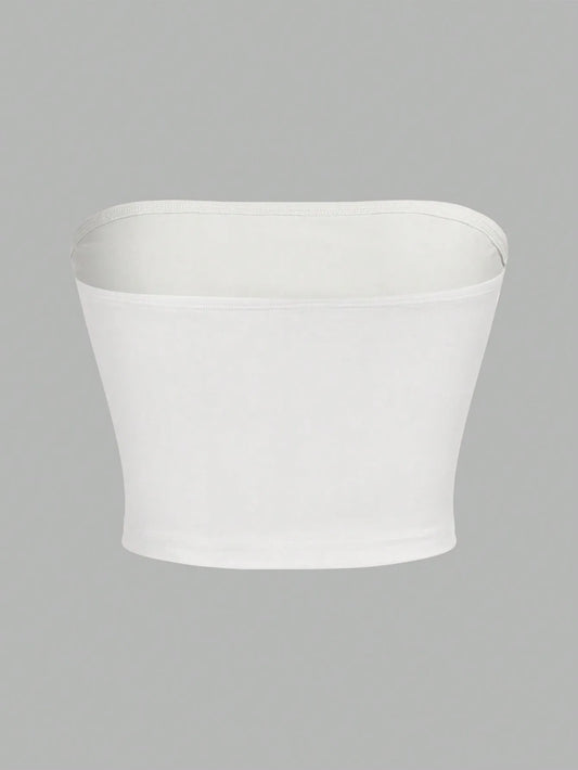 3-pack Axelbandslösa Bandeau Crop Tops för Dam