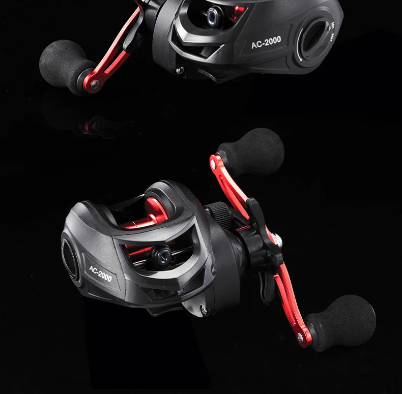 Rooblinos AC Baitcasting Reel Saltwater Freshwater Fishing Reels Max Drag 8KG Light Surf Cast Reel Baitcaster Reels