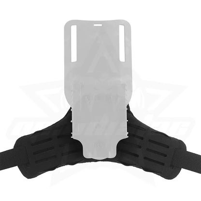 OphidianTac GB-28 vadderad hölsterplatta med MOLLE-spår och lårrem