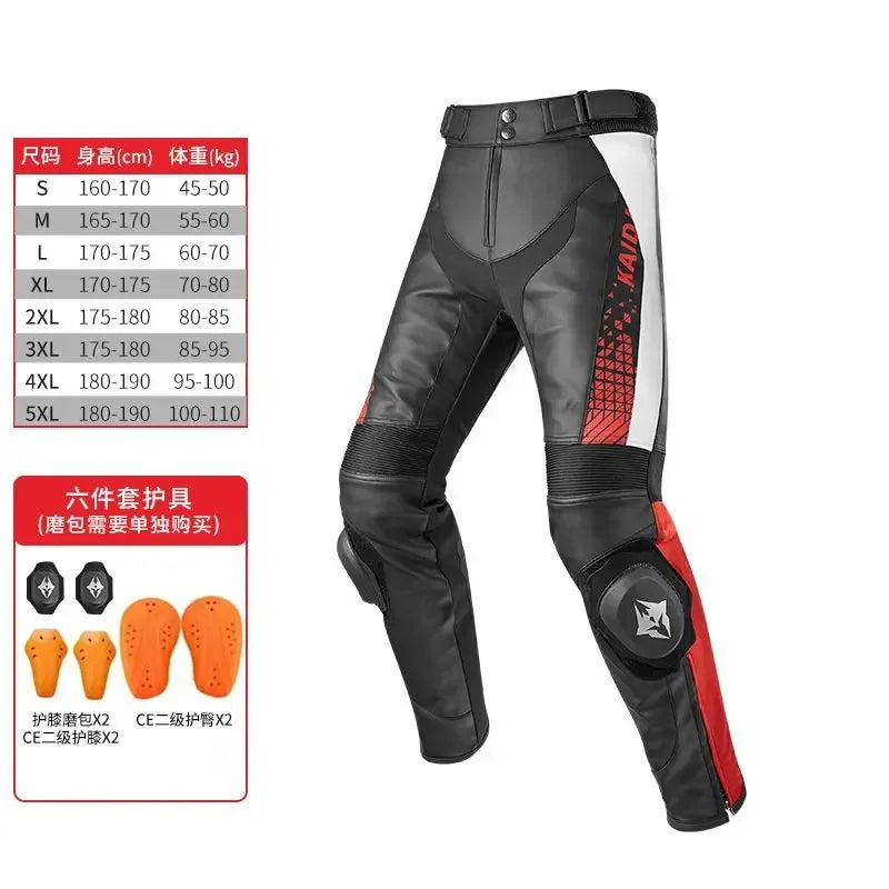Motorcykelbyxor i 100% polyester
