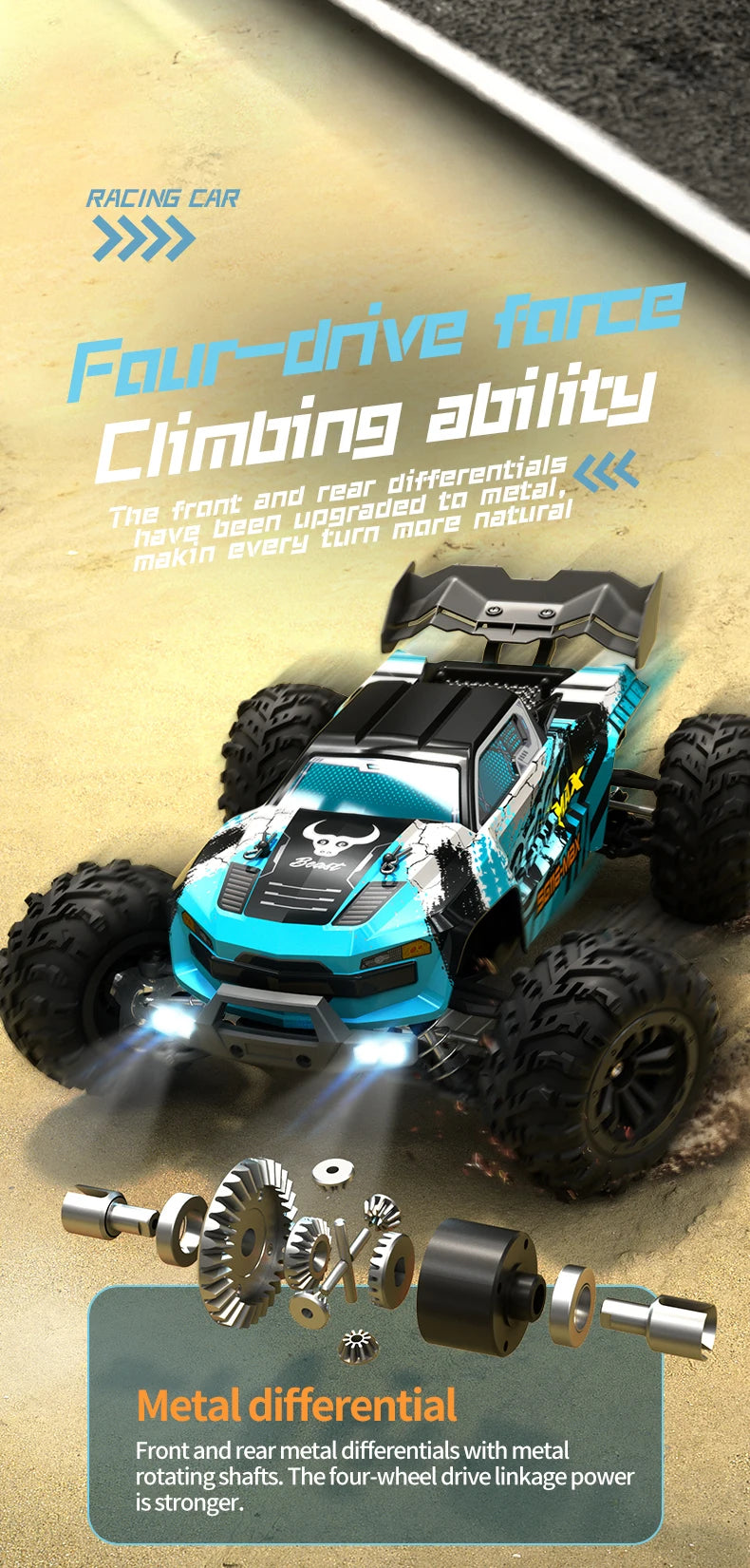 ZLL SG316 MAX 1:16 High Speed Drift Racing Car 80KM/H Brushless Motor 4WD RC Off Road Car Monster Trucks Toys for For Kids Gifts