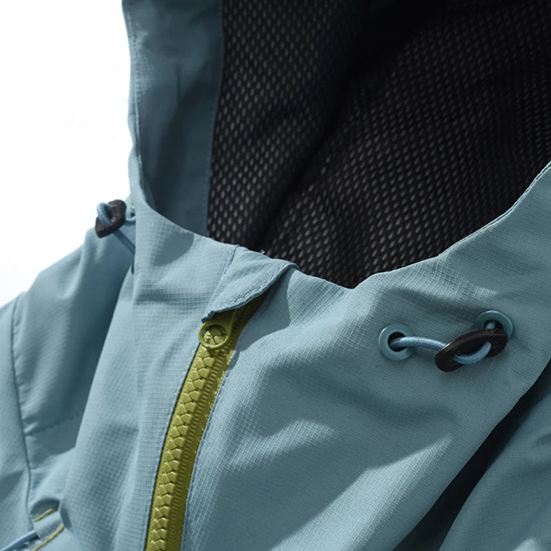 Unisex Softshell Hoodie – Vattentät Vindjämpa för Friluftsliv, Vandring & Klättring, 4 Färger