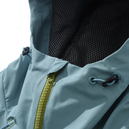 Unisex Softshell Hoodie – Vattentät Vindjämpa för Friluftsliv, Vandring & Klättring, 4 Färger
