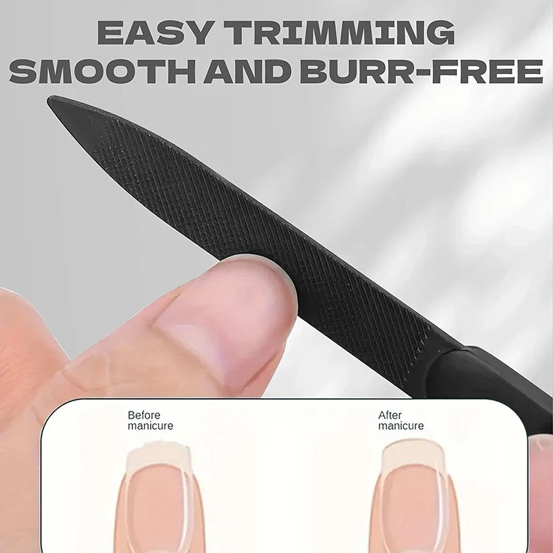 7pcs Nail Clippers Manicure Tool Set, with Portable Travel Case, Cuticle Nippers And Cutter Kit, Portable Nail Clippers