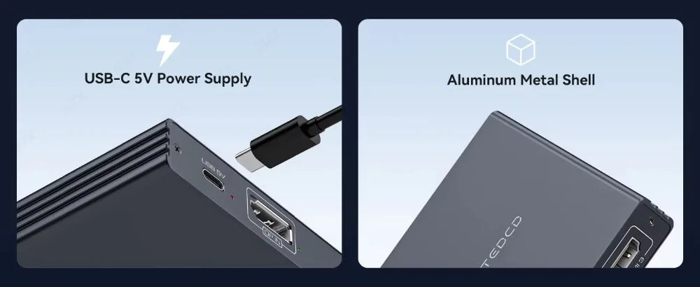 MZX MST-splitter för tre skärmar, DisplayPort eller USB-C