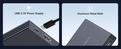 MZX MST-splitter för tre skärmar, DisplayPort eller USB-C
