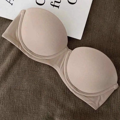 Seamless Push-Up Bras For Women 1/2 Cup Padded Support Soft Underwire Bralette Comfort Fixed Cup Underwear Sexy Lingerie S-XL