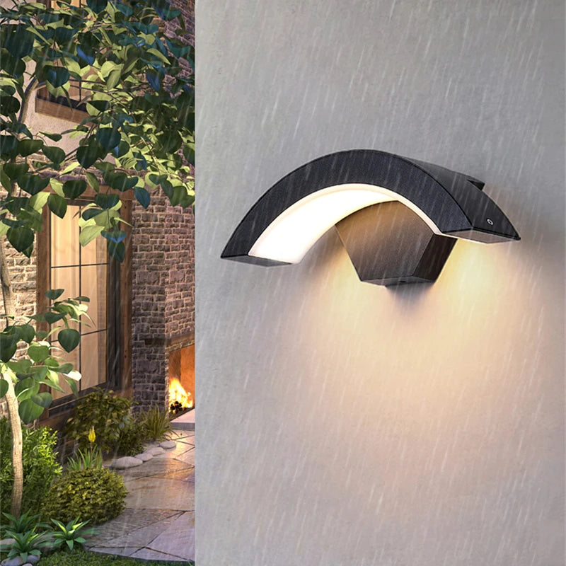 Khelsse Utomhusvägglampa LED IP65 – PIR Rörelsesensor 12/24/30/36W 150lm/W Varmvit Neutralvit Kallvit Aluminium 2år Garanti
