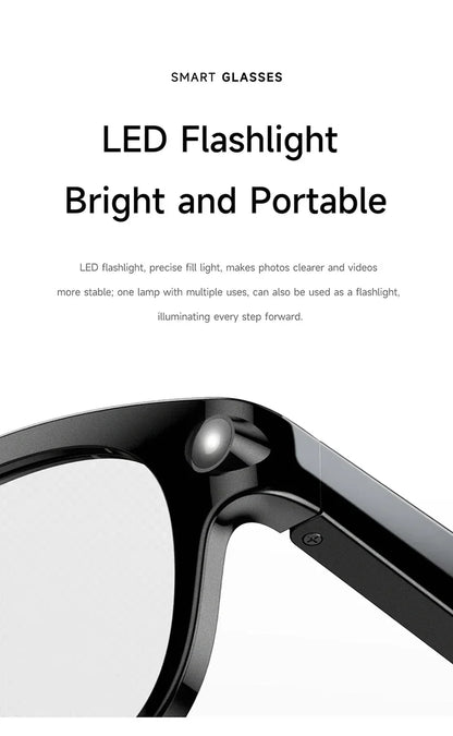 Xiaomi Smart AI Glasses 800W Shooting Camera HD Photo Video Voice Call Translation Waterproof Bluetooth AI Motorcycle Glasses
