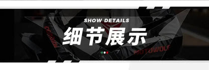 CE Certified Motorbike Leather Jacket for Men Autumn Winter Warm Windproof Riding Coat with Removable Liner Motorcycle Jacket