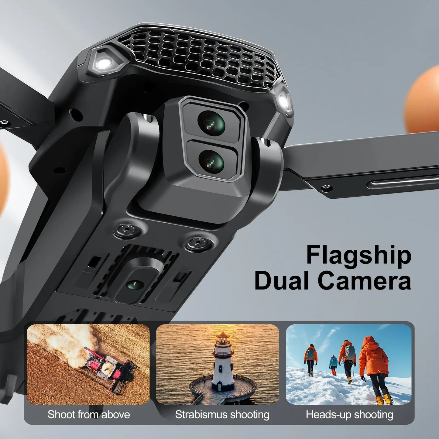 New E88 GT 4K Professional High-definition Drone Aerial Photography 12.5-inch Screen Remote Control Optical Flow Quadcopter Toys