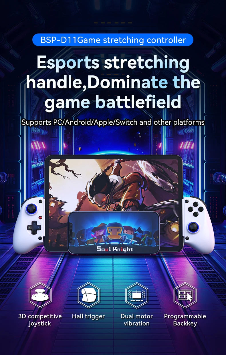 Wireless Controller Phone Bluetooth Gamepad For Switch PS4 PS3 Xbox iPhone Android Mobile Cell PC Control Game Pad Gaming Mando