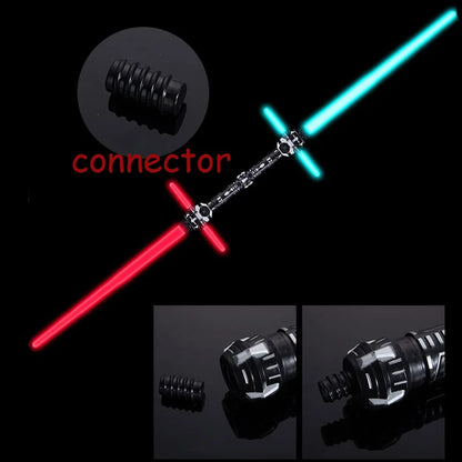 Lightsaber 2 In 1 RGB Adjustable Light Saber Toys Children Double Switch Sword Toys For Boys Luminous Gifts light saber