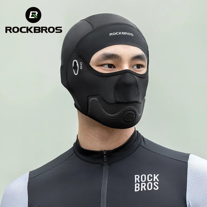 ROCKBROS Summer Cycling Hat Motorcycle Balaclava Bicycle Mask Moto Cap Helmet Liner Cool UV Protection Ice Silk Bike Face Cover