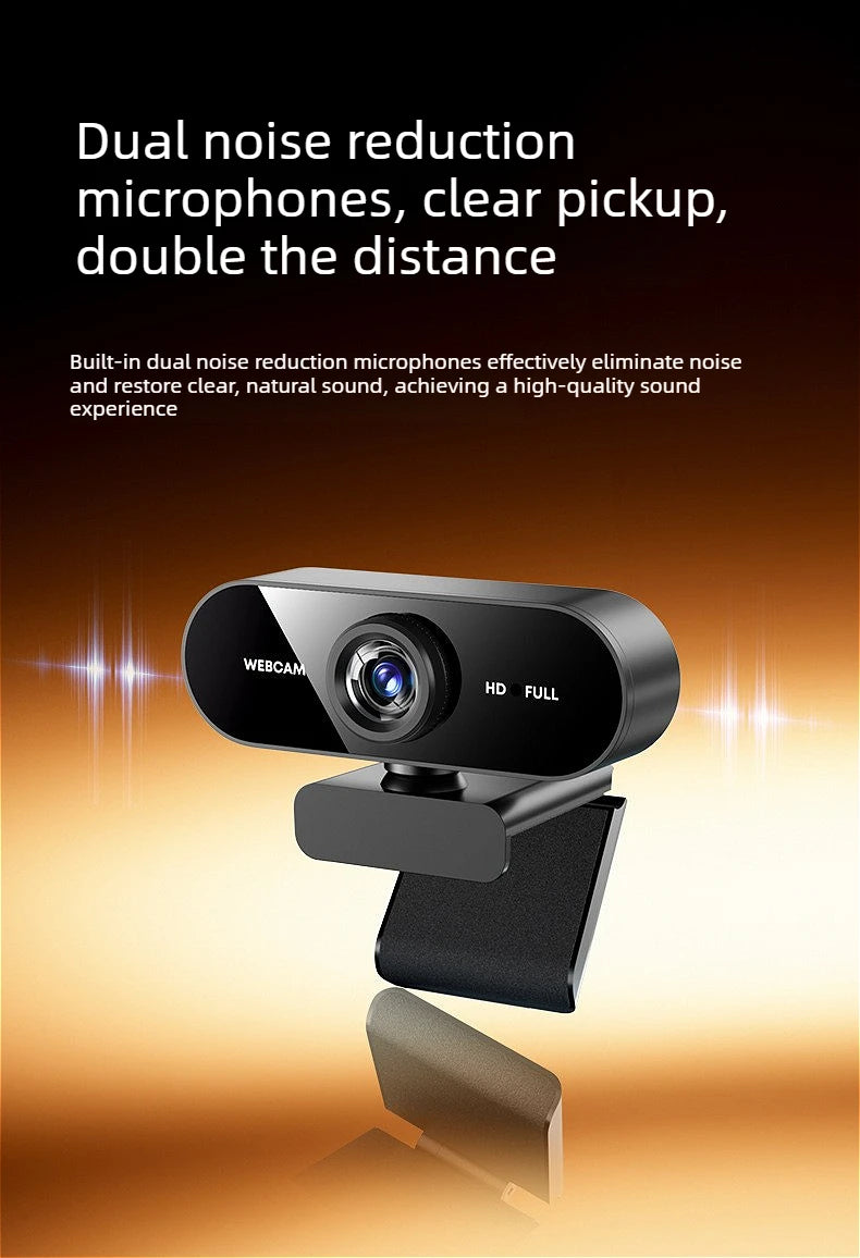 MINGCVIL Mini 1080P HD Webcam Built-in Microphone USB Interface Computer WebCamera For Laptop PC Video Call Online Meeting Class