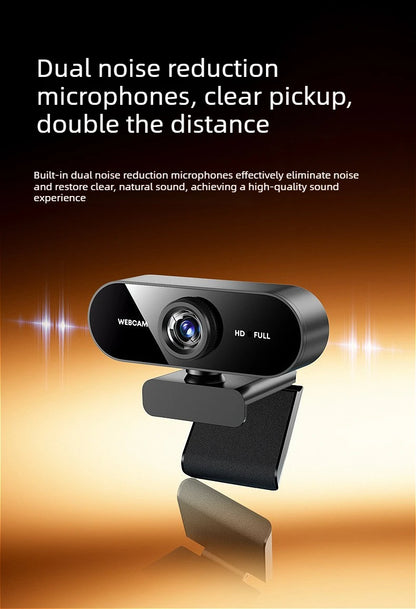 MINGCVIL Mini 1080P HD Webcam Built-in Microphone USB Interface Computer WebCamera For Laptop PC Video Call Online Meeting Class
