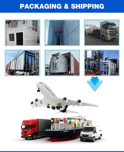 Expanderbar modulär containervilla med kök, tillgänglig i 20ft och 40ft