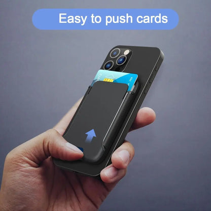 For Magsafe Wallet Magnet Phone Card Holder Foldable Anti-theft Magnetic Stand PC for iPhone 16 15 14 13 12 ProMax