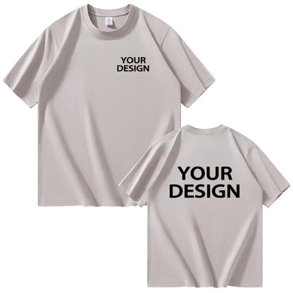 T-shirt i Bomull med Eget Tryck & Logotyp – Unisex, Lös Passform | XS–4XL