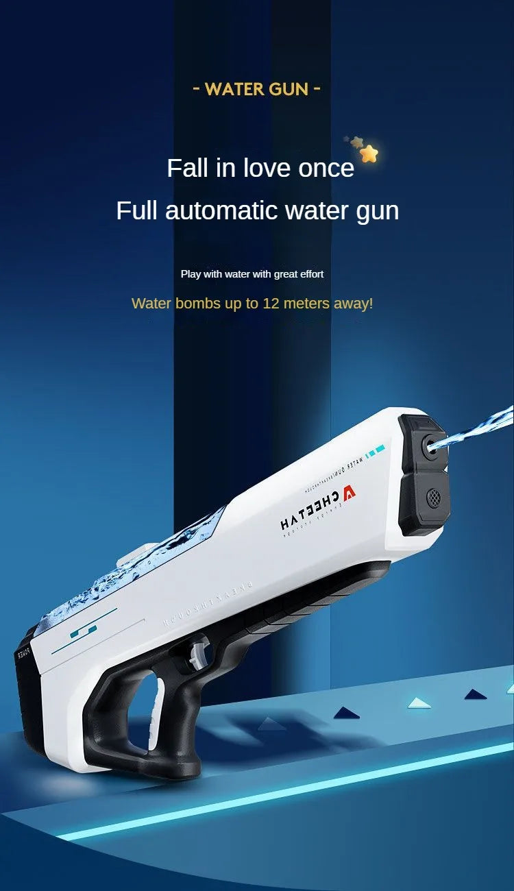 Automatisk högtrycksdriven elektrisk vattenpistol för vattenkrig