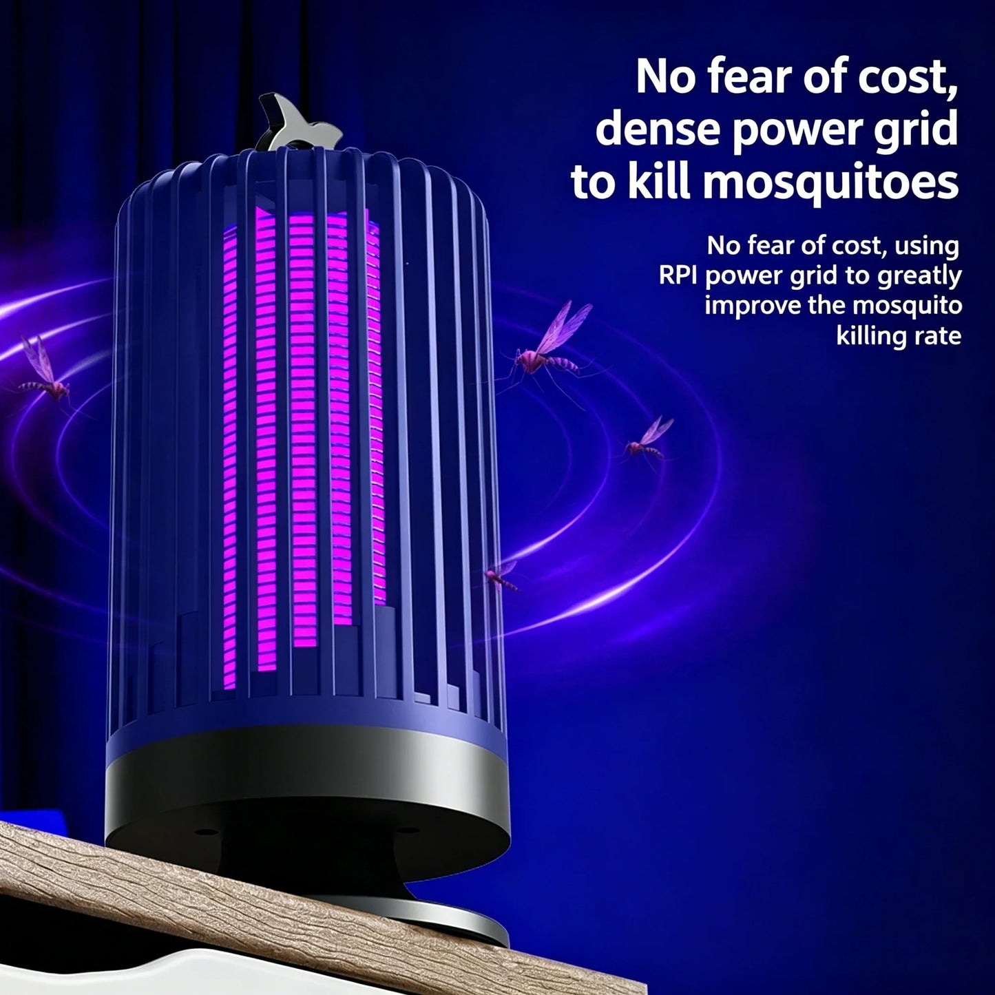 Mosquito Killer Lamp UV Light USB Anti Mosquito Trap Outdoor Electric Shock Mosquito Killer Light Use Kills Moths Wasps Gnats