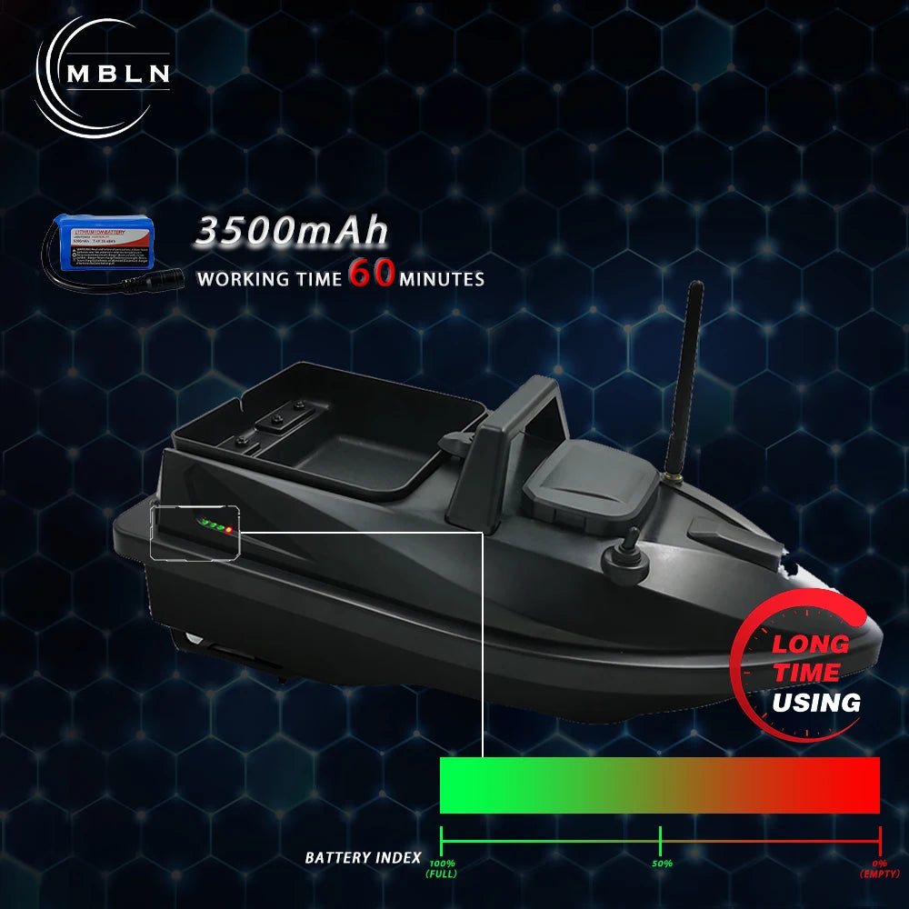 MBLN 805 fjärrstyrd mäskbåt utan GPS