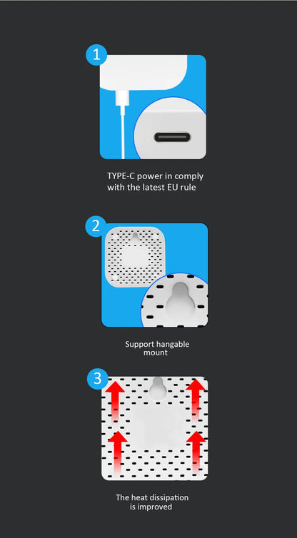 Lincukoo Tuya Zigbee/Bluetooth Gateway Smart Wireless Hub Gateway Connect 128 Zigbee Devices Multi-mode Gateway Home SmartLife